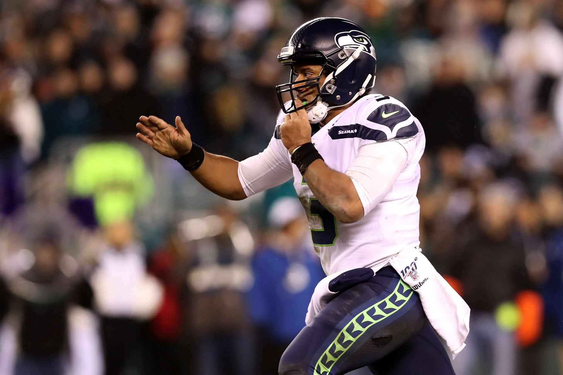 Seattle Seahawks quarterback Russell Wilson.