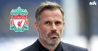 “It’s almost like, a goal is enough” – Jamie Carragher reacts to possible red card offence from Robert Sanchez against Liverpool