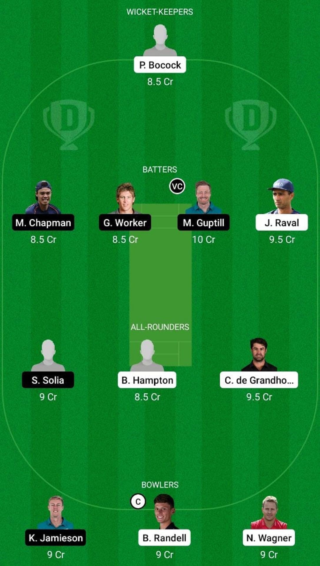 ND vs AA Dream11 Fantasy Suggestion #1