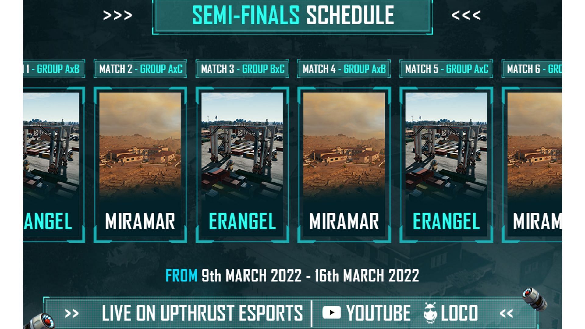 Upthrust Esports BGMI India Rising Semi-finals Teams, schedule, and more