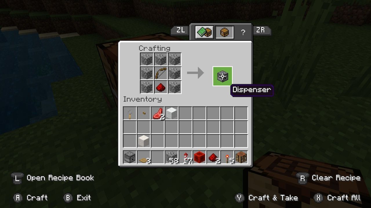 How to power a dispenser in Minecraft