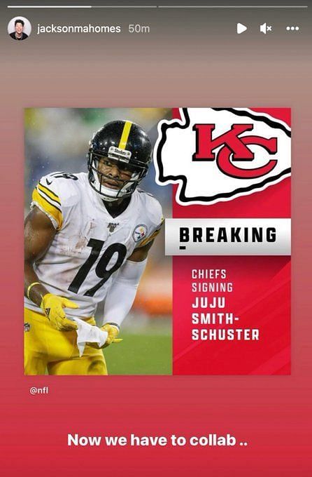 Aaron Ladd on X: From #Chiefs Juju Smith-Schuster's Instagram