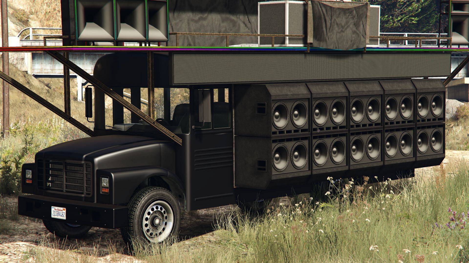 The Festival Bus mission for Nightclubs is a good example of boring driving (Image via Rockstar Games)