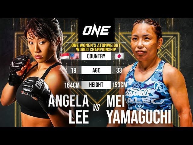 ONE Championship: Angela Lee vs. Mei Yamaguchi for the ONE atomweight belt