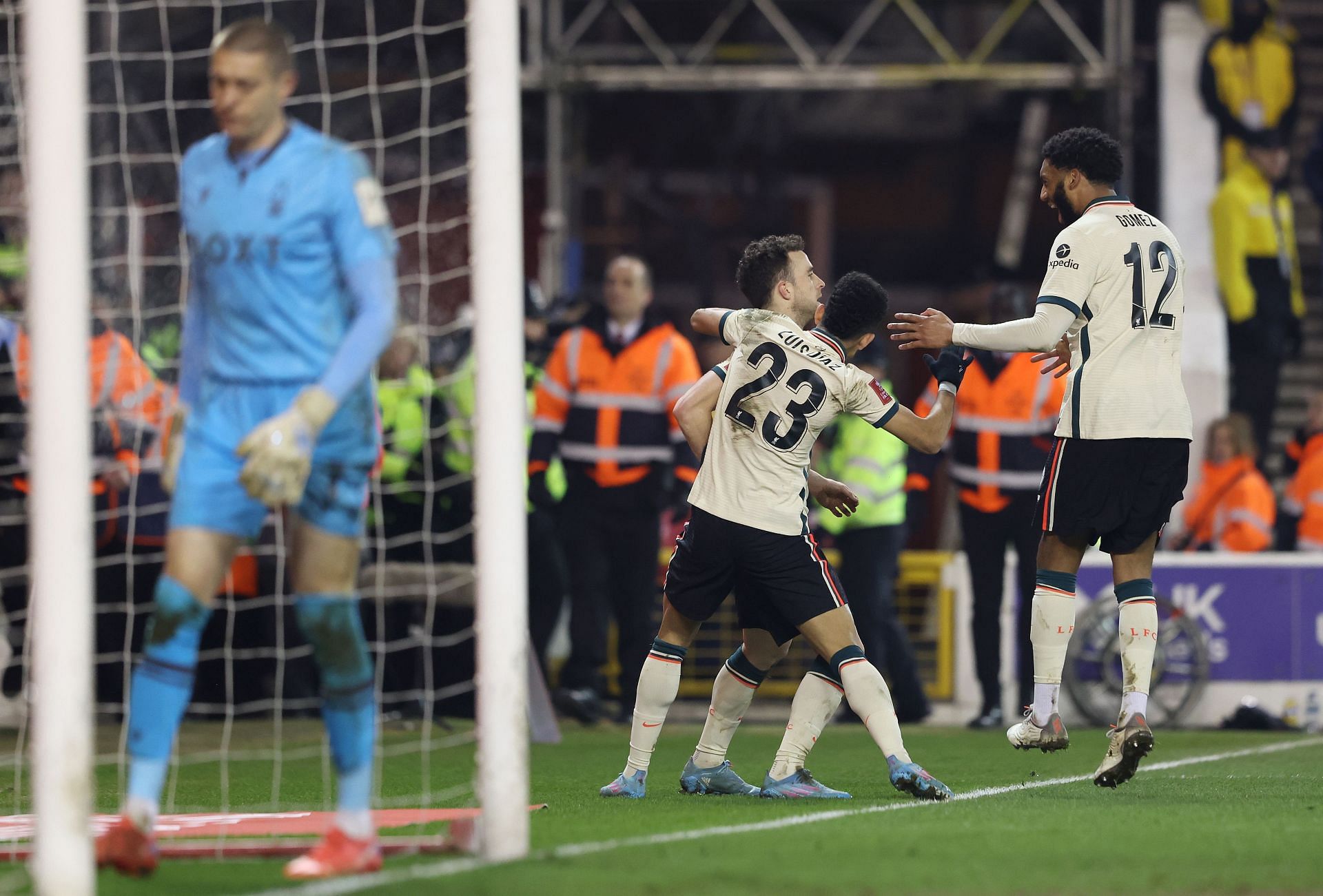 Diogo Jota and Luis Diaz both featured in the Reds&#039; FA Cup clash with Nottingham Forest at the weekend.