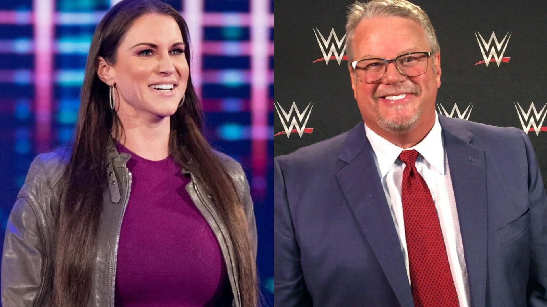 Stephanie McMahon (left) and Bruce Prichard (right)
