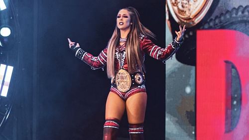 Dr. Britt Baker D.M.D. as the AEW Women's Champion