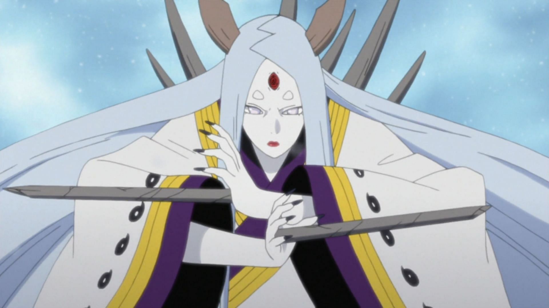 Kaguya Otsutsuki, as seen in the anime Naruto (Image via Ufotable)