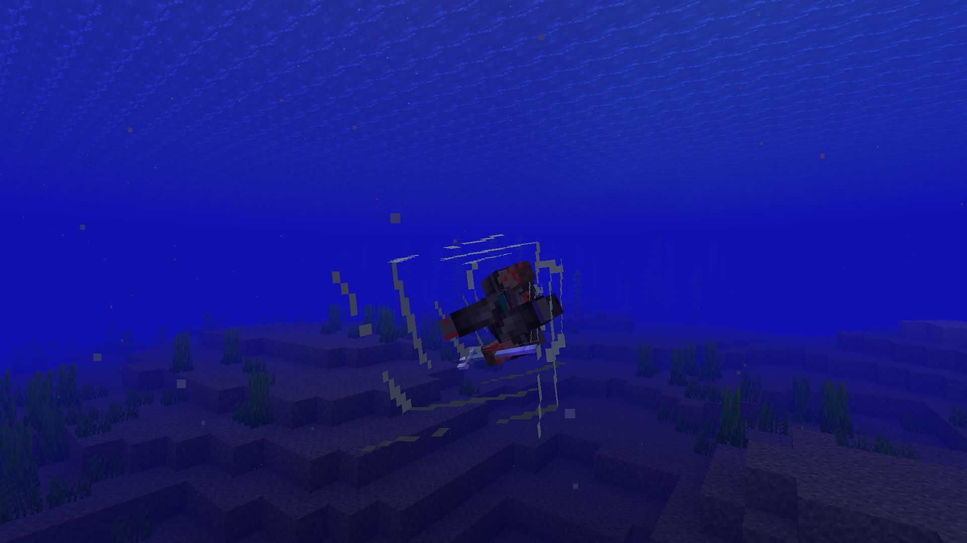 Players can use it underwater (Image via Minecraft)
