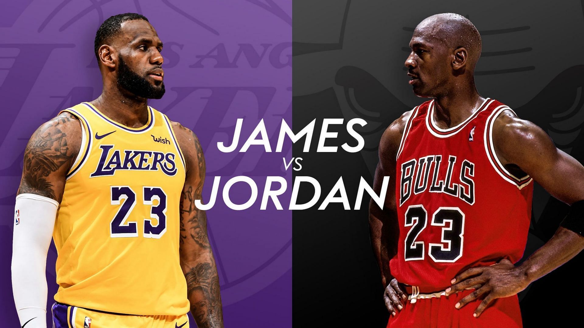 The LeBron James vs Michael Jordan GOAT debate is heating up. [Photo: Sky Sports]