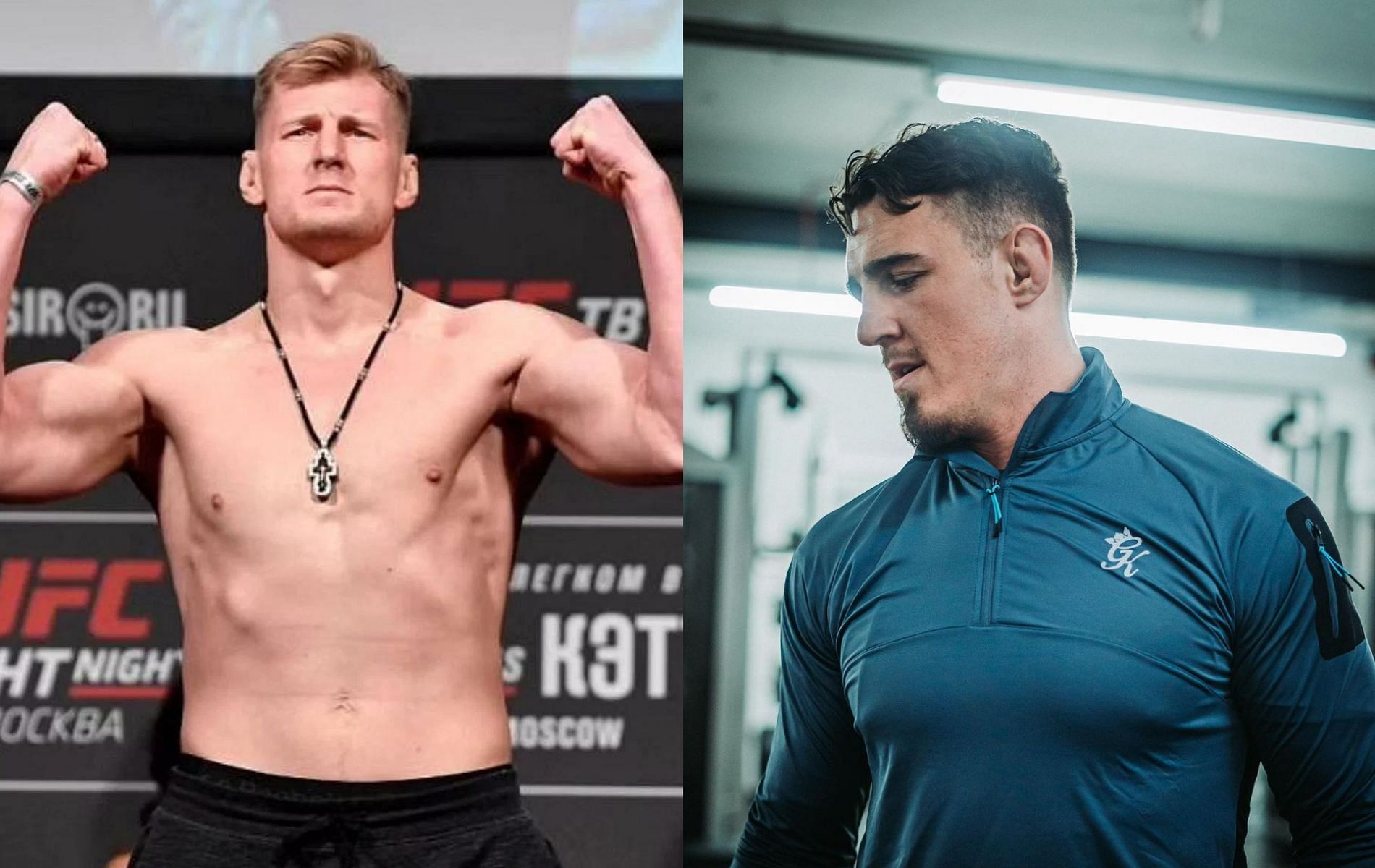 Alexander Volkov [left], Tom Aspinall [right, Image source: Instagram @tomaspinallofficial]