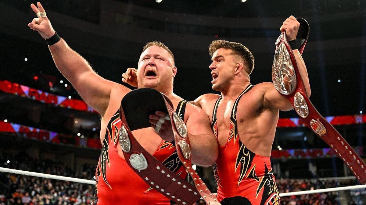 Chad Gable &amp; Otis are the current RAW Tag Team Champions.