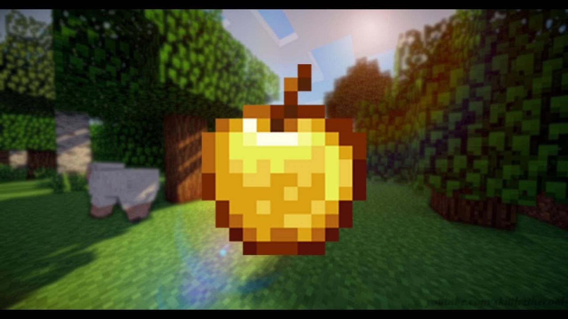 A golden apple (Image via Minecraft)