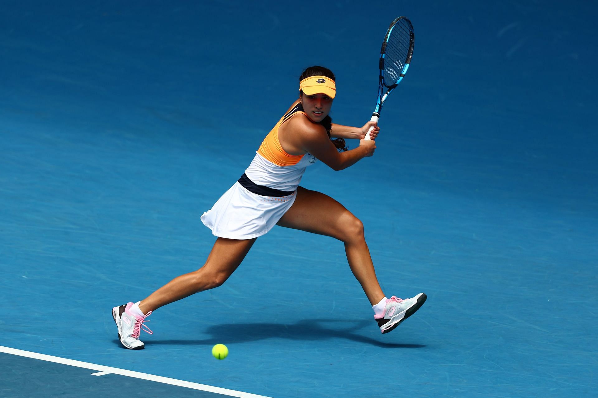 Camila Osorio at the 2022 Australian Open.