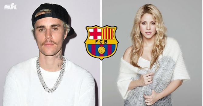 Shakira and Justin Bieber among artists who could feature on Barcelona's jersey as part of Spotify agreement: Reports