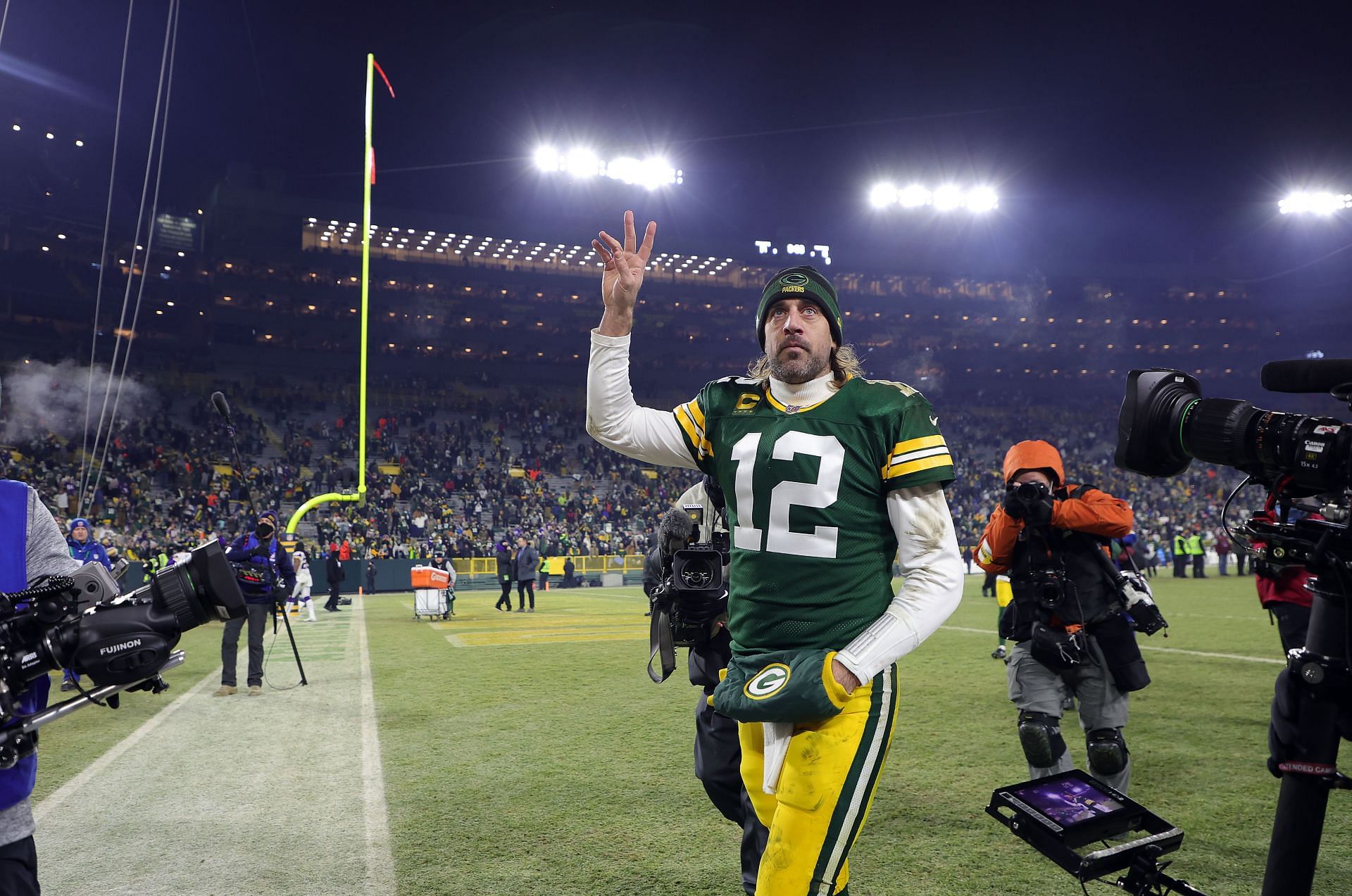 The reigning MVP winner is returning to the Packers