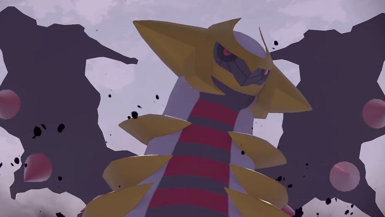 Giratina appears during the post-game (Image via Game Freak)