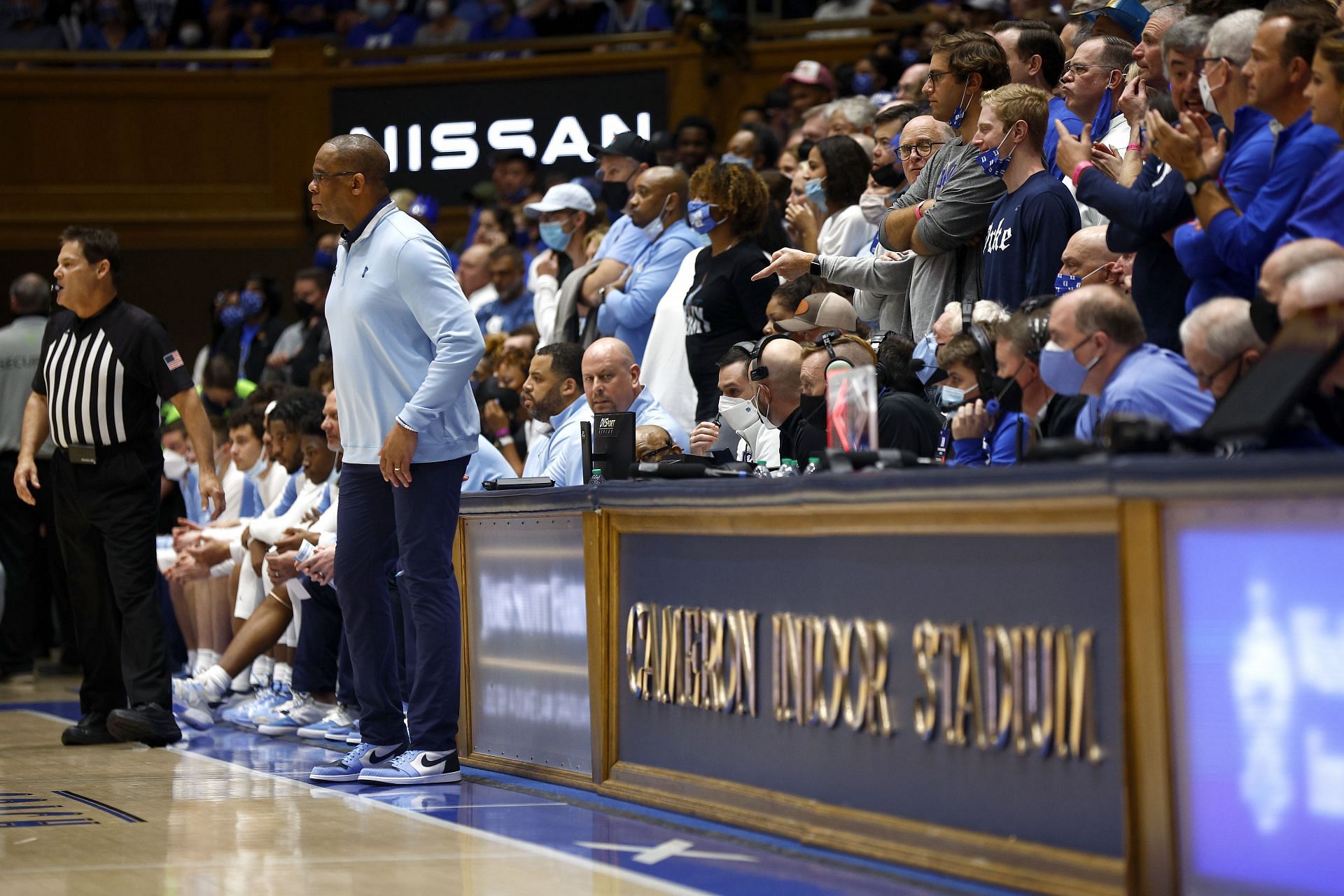 North Carolina&#039;s Hubert Davis will look to spoil one last moment for Coach K and Duke.