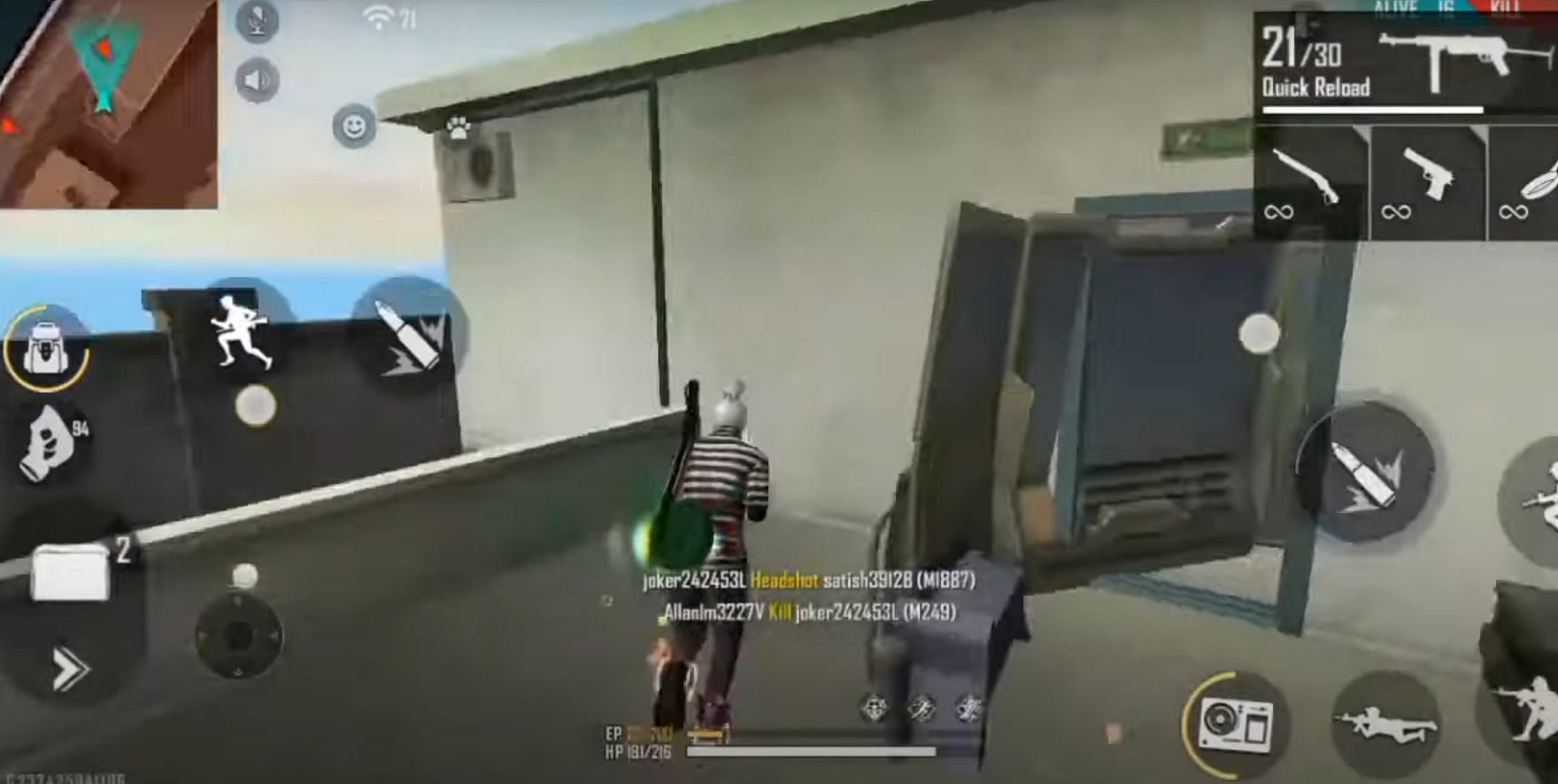 Block the entry points to trap the enemy inside (Image via YouTube/MRM ALONE)