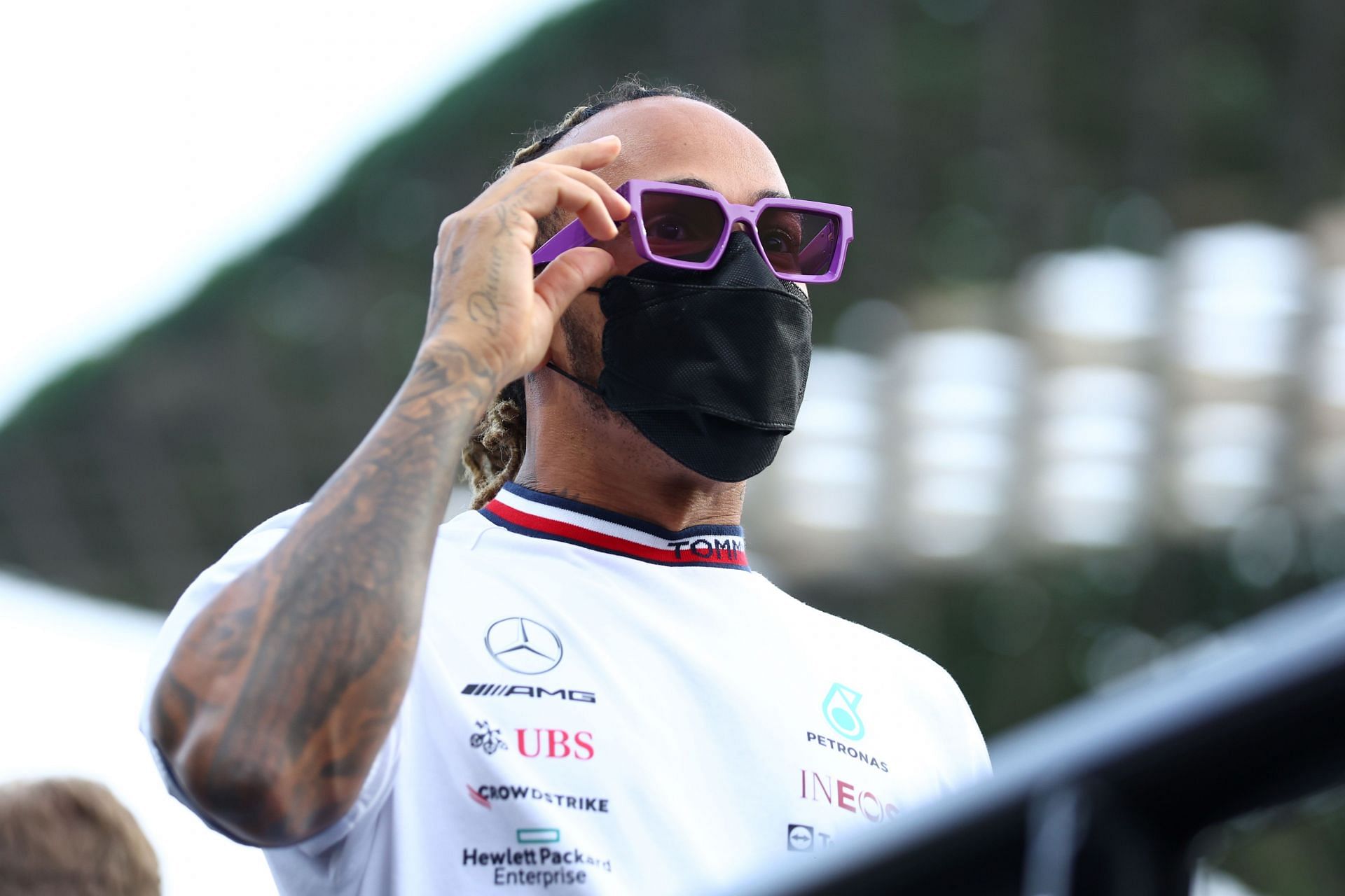 Lewis Hamilton is unlikely to look back at the 2022 F1 Saudi Arabian GP with fondness. (Photo by Lars Baron/Getty Images)