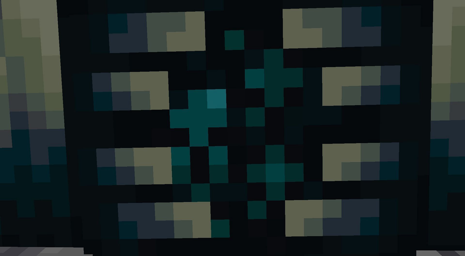 Heartbeat sound is connected with the souls illuminating (Image via Minecraft)