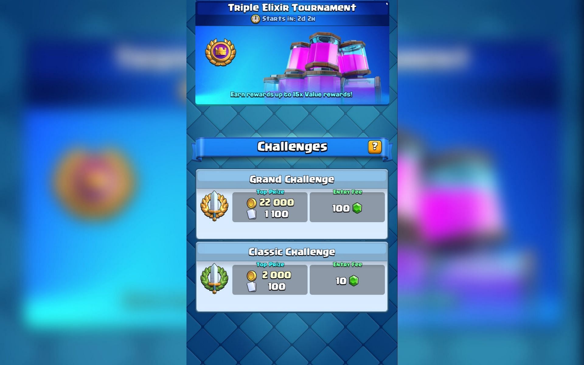 Triple Elixir Tournament (Image via Sportskeeda)