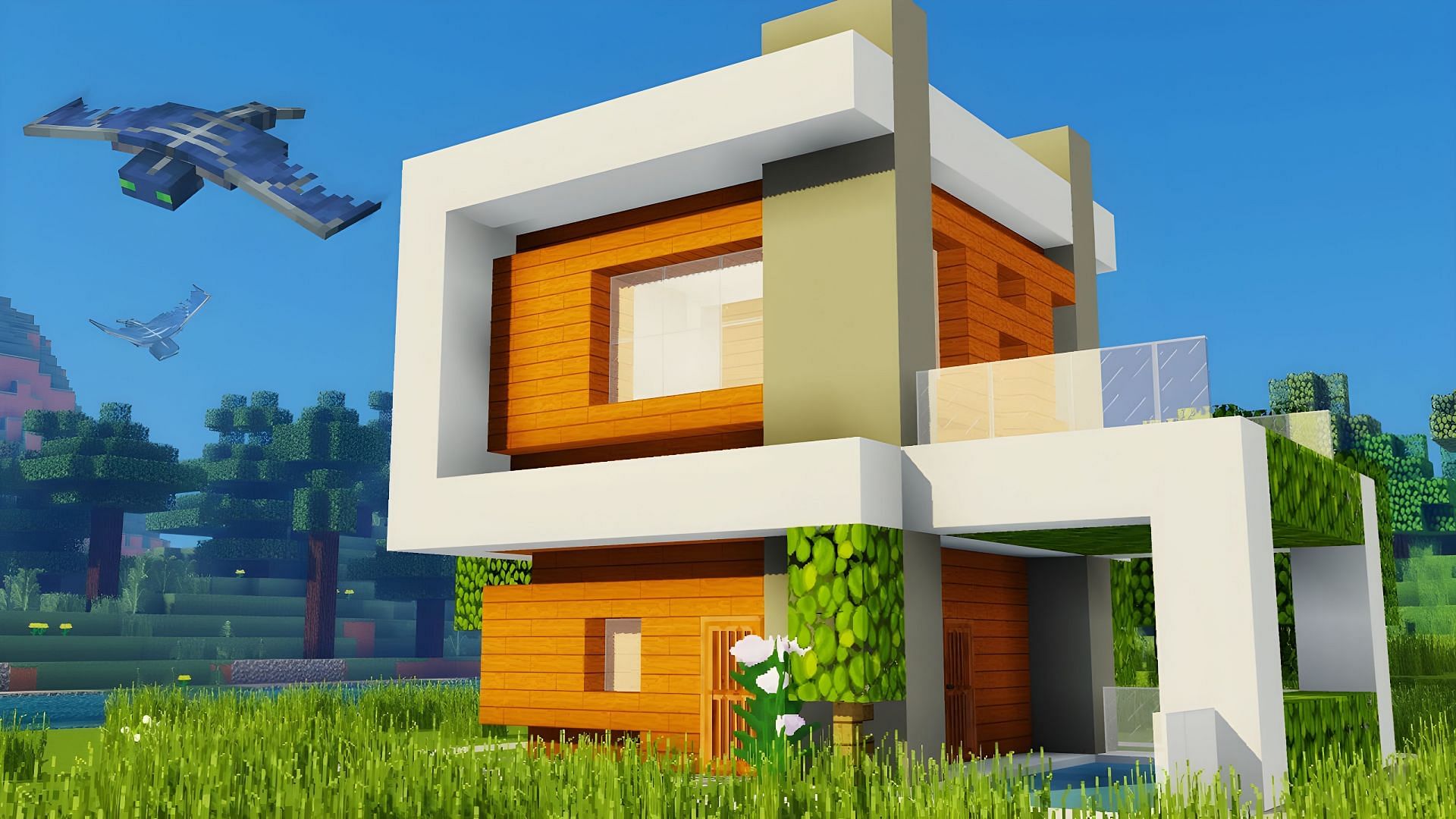 Futuristic style houses are incredibly popular (Image via YouTube, A1MOSTADDICTED MC)