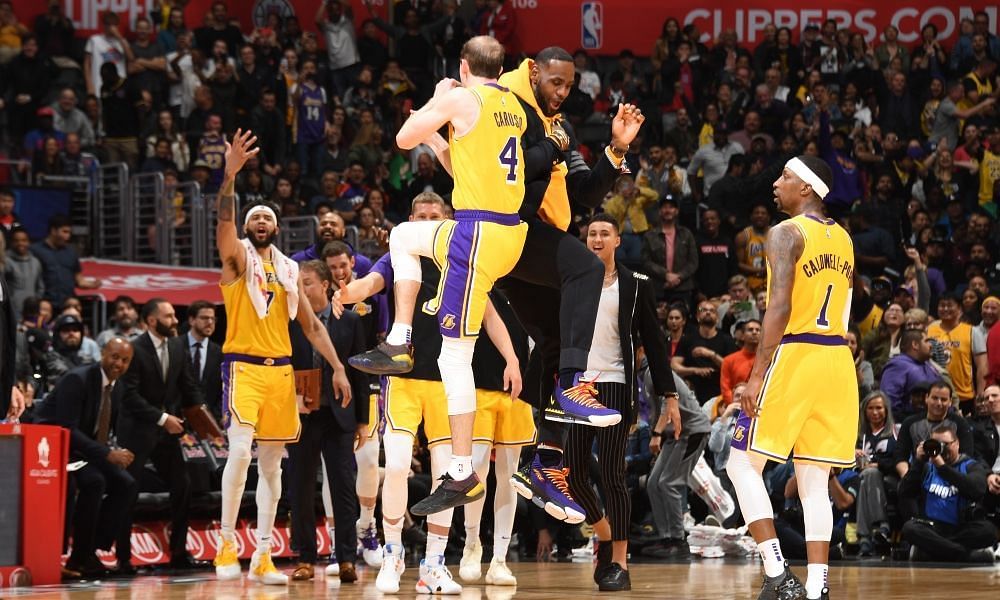 LeBron James and the LA Lakers. (Photo: USA Today)