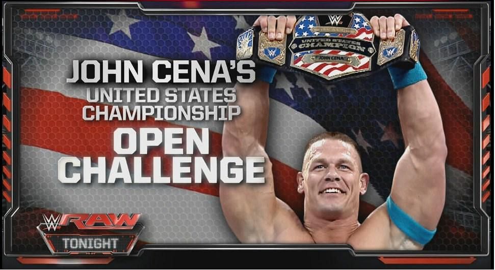 WWE and its fans love the open challenge idea