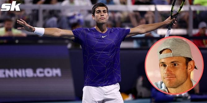 "This guy is no joke, he's the real deal and I don't know if this is an upset" - Andy Roddick on Carlos Alcaraz's win over Stefanos Tsitsipas in Miami