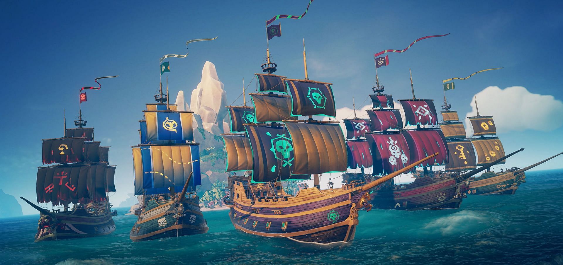 Players are able to loot all 6 of the new Sea Forts for high quality loot (Image via Sea of Thieves)
