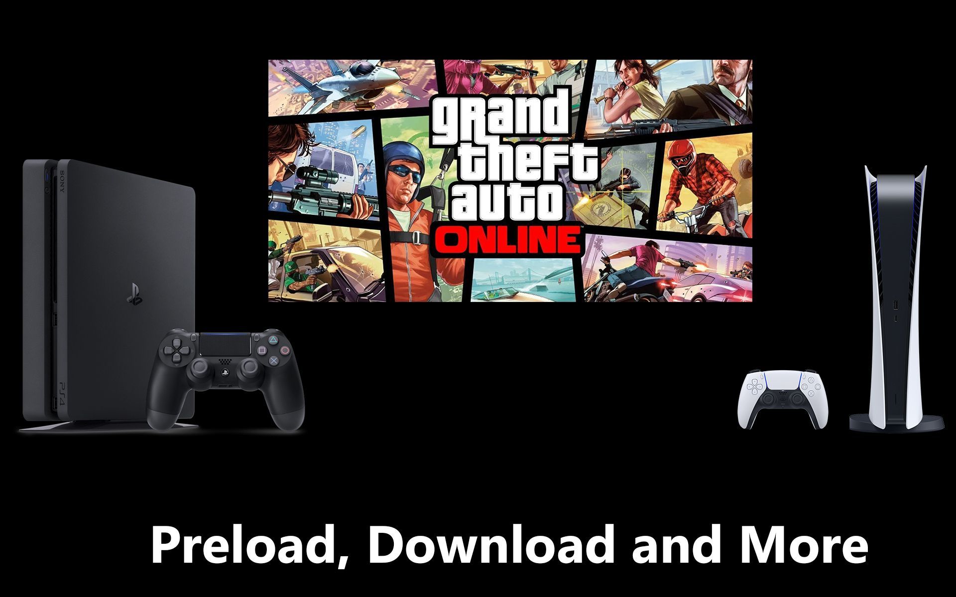 Pre-Load GTAV and GTA Online on PlayStation 5 and Xbox Series X