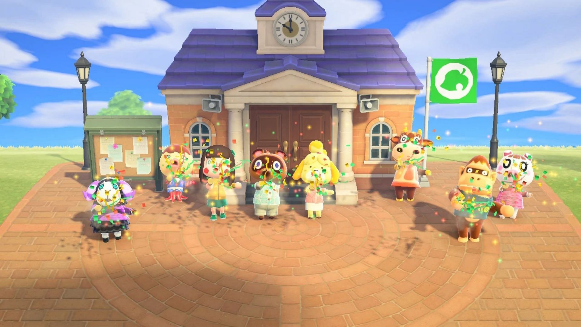 Animal Crossing: New Horizons player discovers a way to move Resident Services in the game (Image via Animal Crossing World)