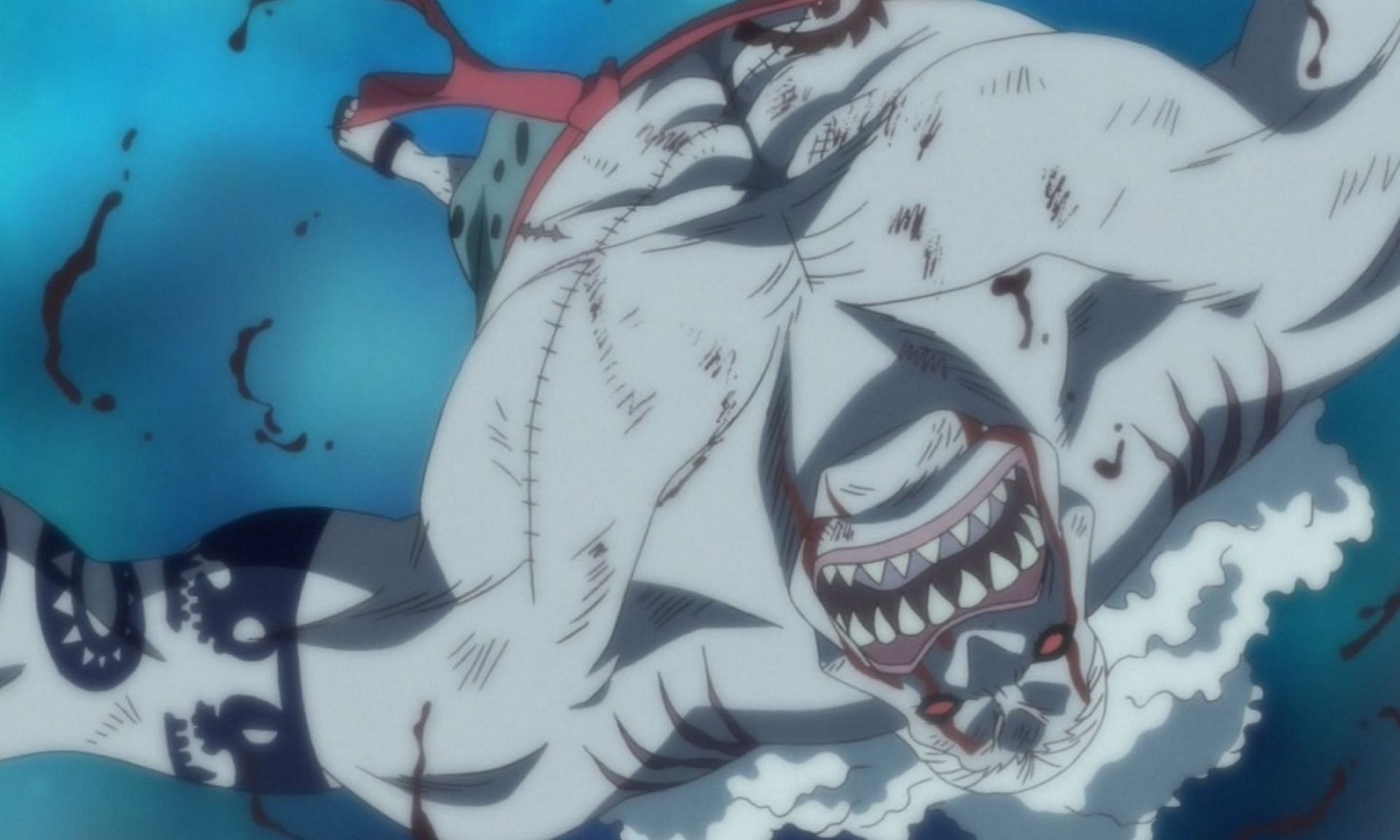 Hody Jones is often considered a relatively minor threat by One Piece fans (Image via Toei Animation)