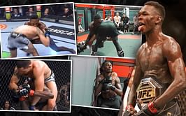 "Deja Vu" - Israel Adesanya posts video showing how his drills in training played out almost exactly in Robert Whittaker rematch