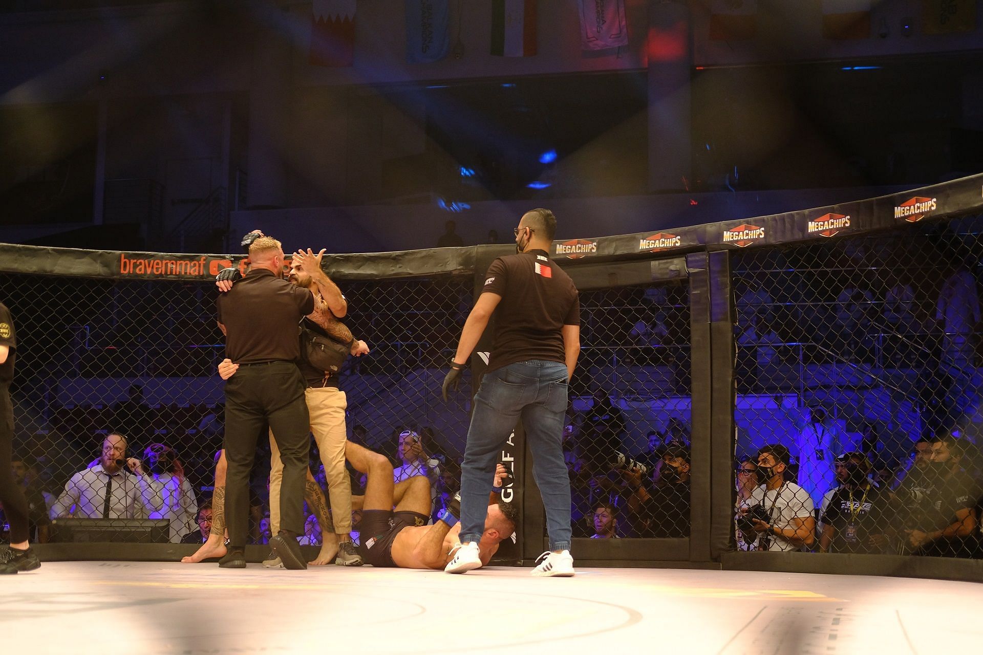 A full-on brawl broke out after the BRAVE CF 57 Co-main event
