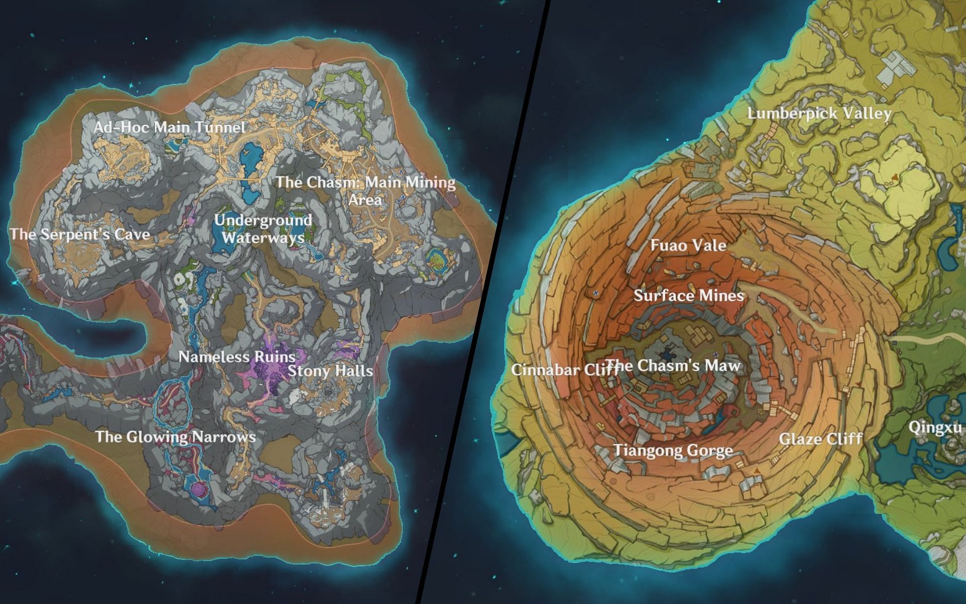 Genshin impact map