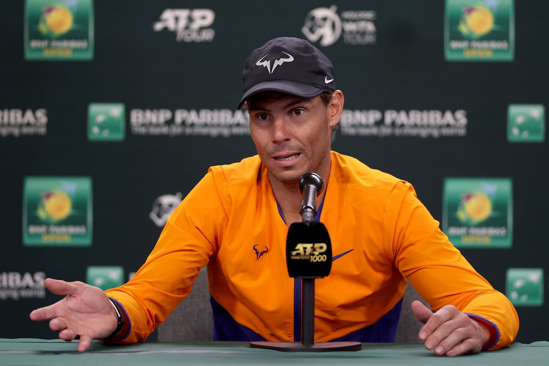 Rafael Nadal has said that he is happy with the way he is playing at present