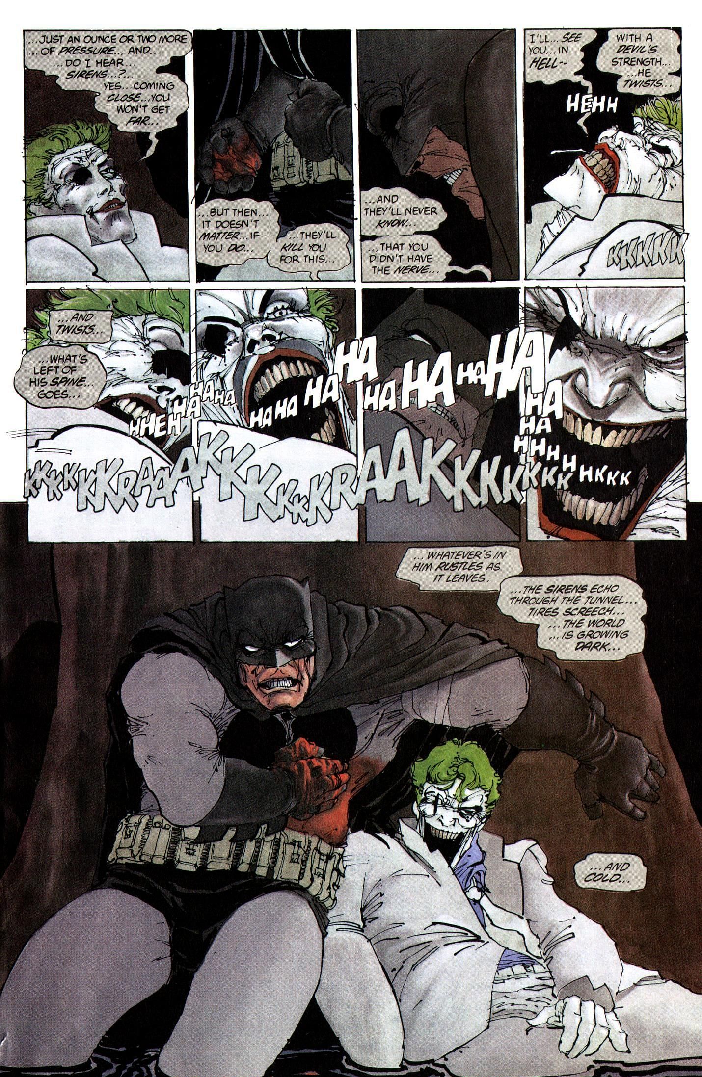 Batman injured over Joker&#039;s Dead Body (Image via DC Comics)