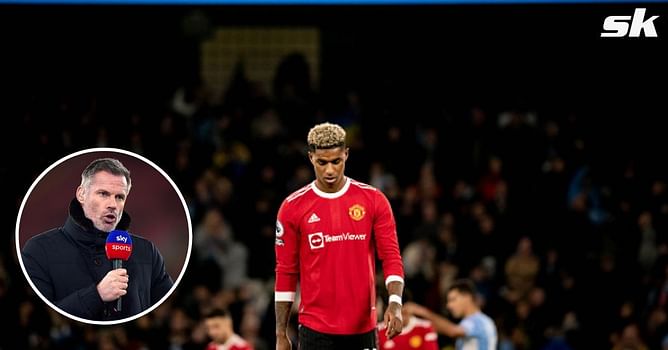 "Not acceptable" - Jamie Carragher points out critical error made by Manchester United's Marcus Rashford during derby defeat