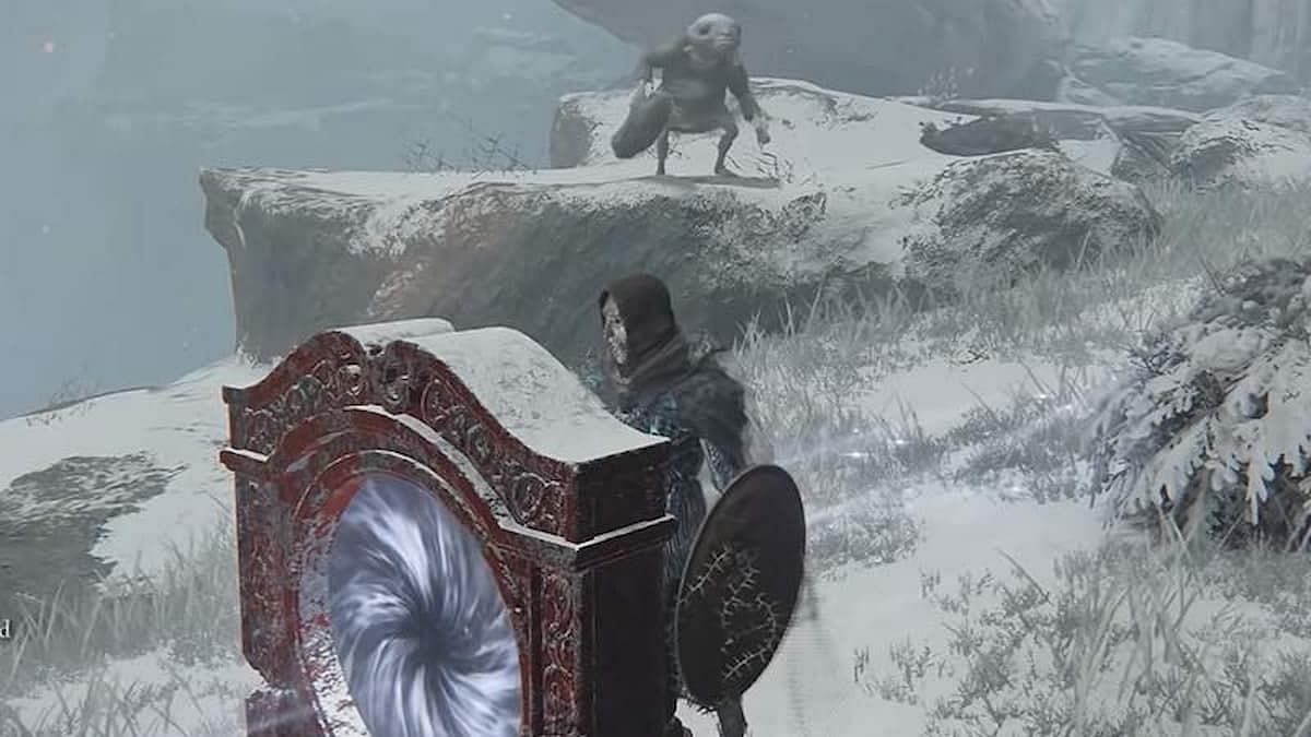Using this portal will take players to Mohgwyn Palace in Elden Ring (Image via FromSoftware Inc.)