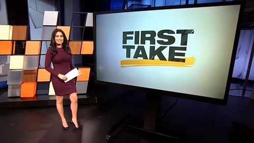 ESPN First Take co-host Molly Qerim Source: Awful Announcing