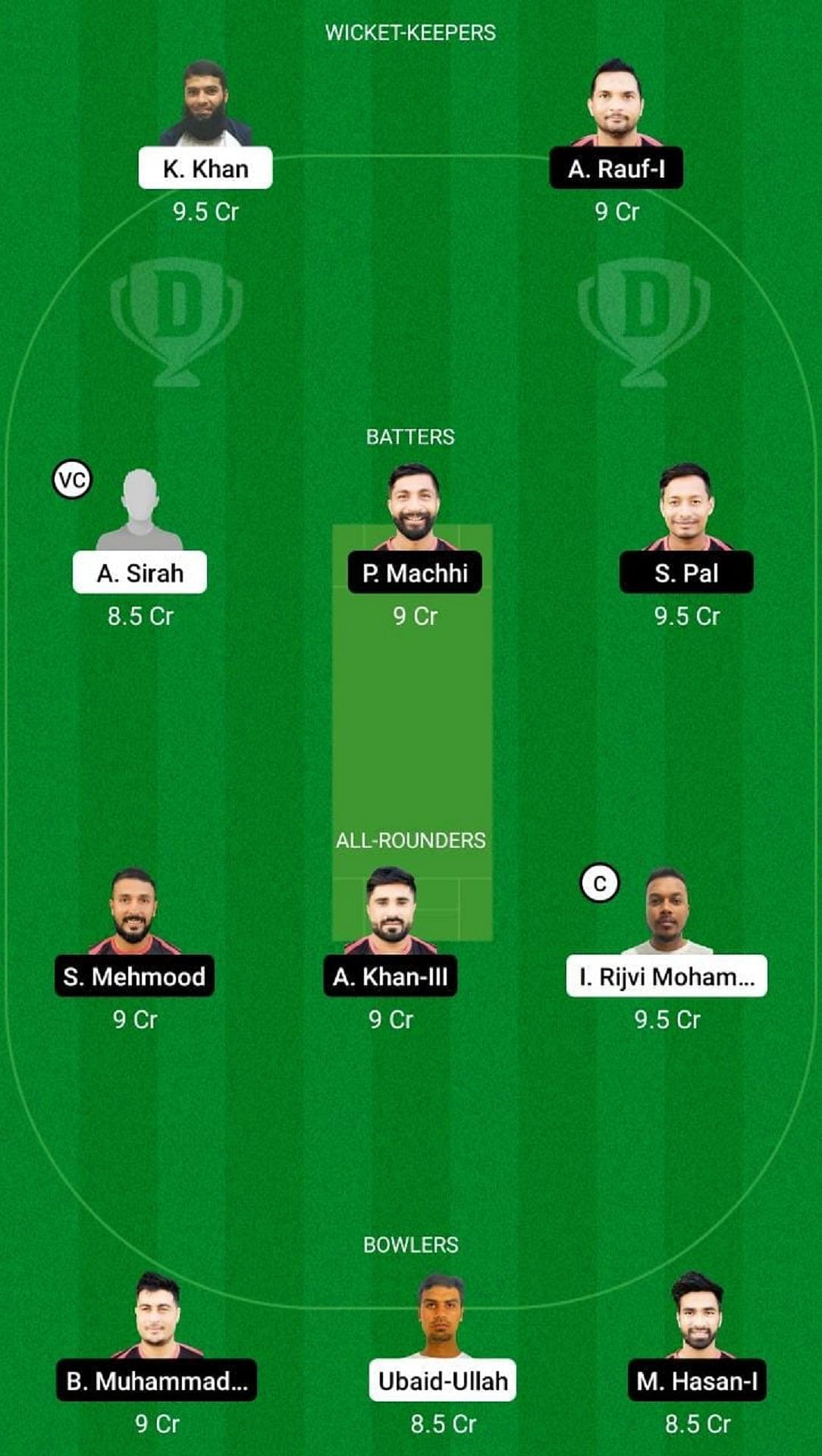 DAT vs BOB Dream11 Fantasy Suggestion #1