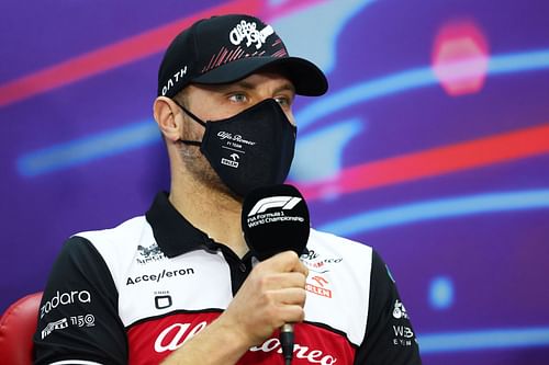 Valtteri Bottas will be starting alongside Lewis Hamilton on the grid for the 2022 Bahrain GP (Photo by Clive Rose/Getty Images)