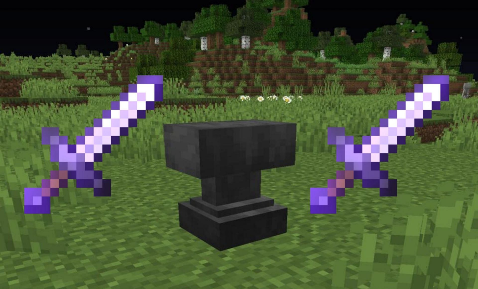 Combining items (Images via Minecraft Wiki)