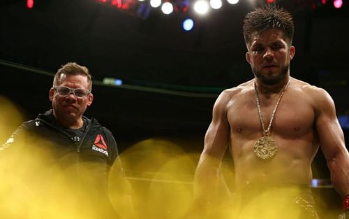 Henry Cejudo following his win over Marlon Moraes