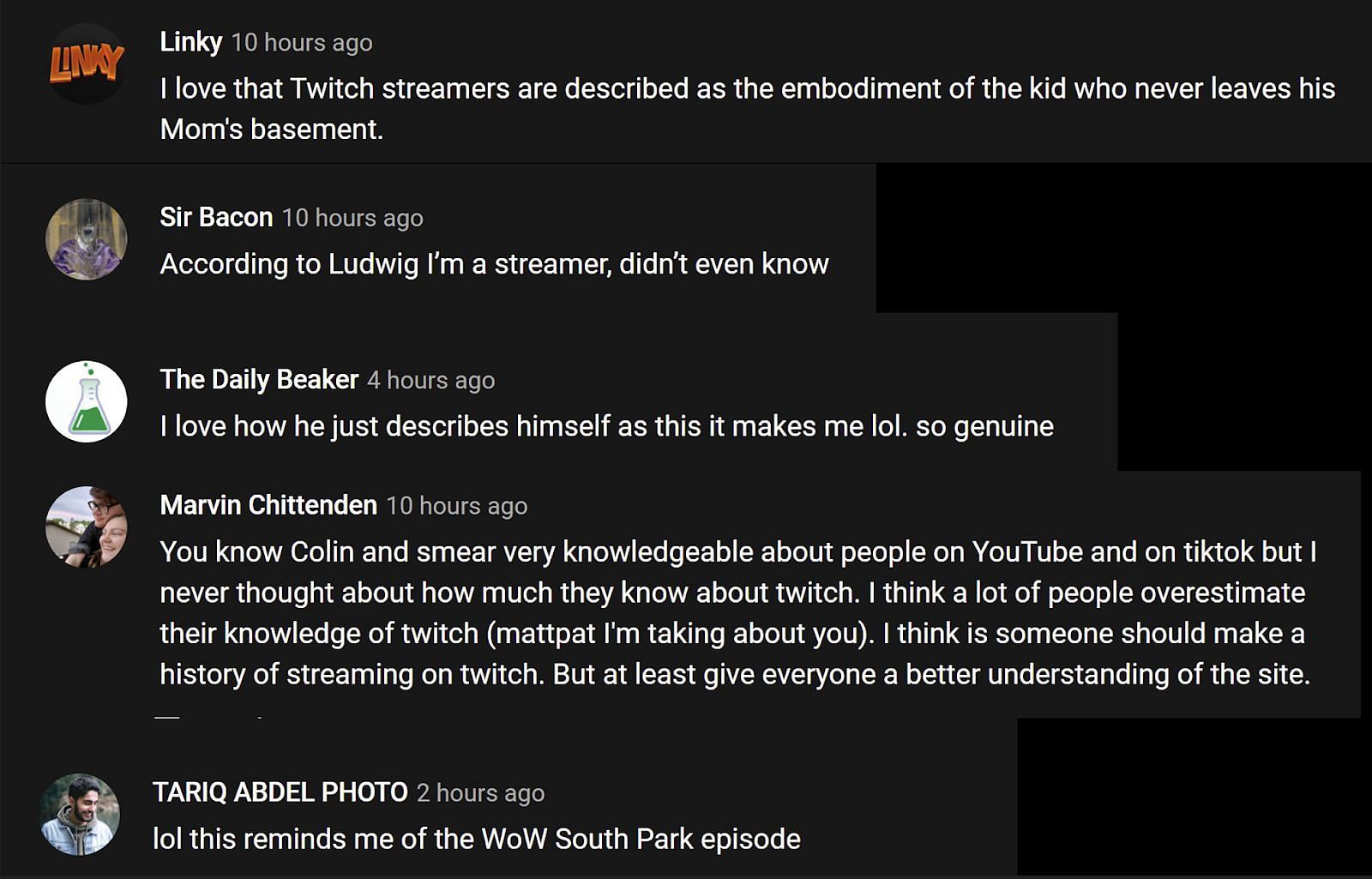 Fans giving their take regarding the streamer&#039;s comparision (Images via Colin and Sameer/YouTube)