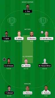 SA vs BAN Dream11 Fantasy Suggestion #1