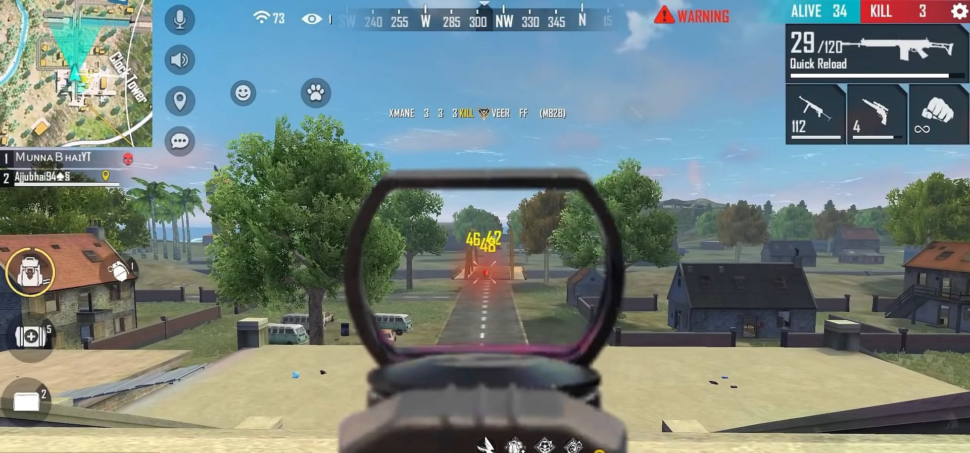 Free Fire&#039;s graphics are impressive for lower-end devices (Image via YouTube/Ajjubhai Gaming)