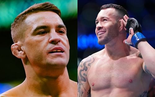 Dustin Poirier (left); Colby Covington (right)